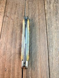 Henckels by Boker Pen Knife Half Congress Hellbraun Bone Solingen Germany 