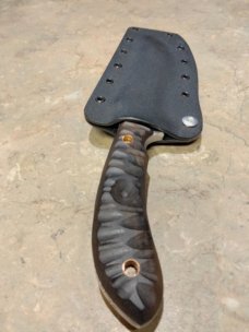 Custom Double Dragon feeder knife