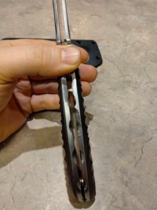 Custom Double Dragon feeder knife