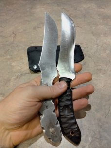 Custom Double Dragon feeder knife