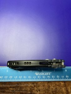 Hogue Knives EX-A01 Automatic Knife Drop Point Black Aluminum