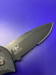 BENCHMADE 5000SBK PRESIDIO AUTO KNIFE, 154CM BLACK COMBO BLADE