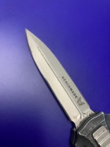 Benchmade Mini Infidel OTF Automatic Knife (3.10" Satin) 3350