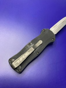 Benchmade Mini Infidel OTF Automatic Knife (3.10" Satin) 3350