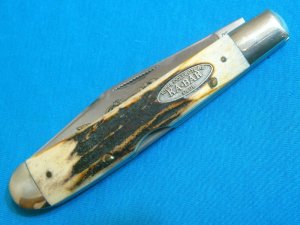 VINTAGE BIG KABAR KA-BAR CK92 1922 COLLECTORS 6688 LOCKBACK FOLDING JACK POCKET KNIFE KNIVES OLD