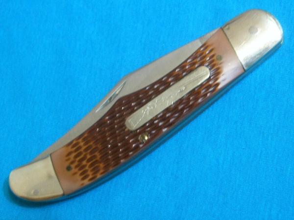VINTAGE REMINGTON UMC USA 1990 11-87 AUTO 870 PUMP FOLDING JACK POCKET KNIFE KNIVES OLD