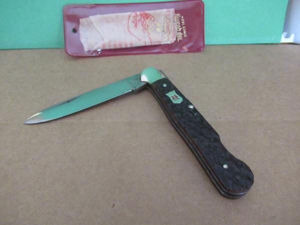Kissing Crane Bone Handle Lock Back Pattern # 2219XVI