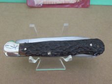Kissing Crane Bone Handle Lock Back Pattern # 2219XVI