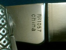 ROUGH RIDER BONE GREEN STOCKMAN RR1057 STROKE OF LUCK HORSESHOE FOLDING POCKET KNIFE KNIVES MIB BOX