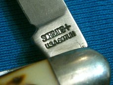 VINTAGE SMALL SCHRADE USA 807UH UNCLE HENRY STOCKMAN FOLDING POCKET PEN JACK KNIFE KNIVES OLD