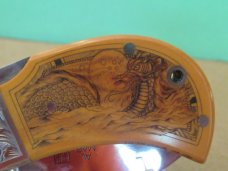 Al-Mar Bulldog II with Valade Engraved & Schultz Scrimshaw 1979 to 1980