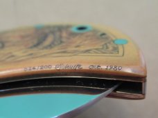 Al-Mar Bulldog II with Valade Engraved & Schultz Scrimshaw 1979 to 1980
