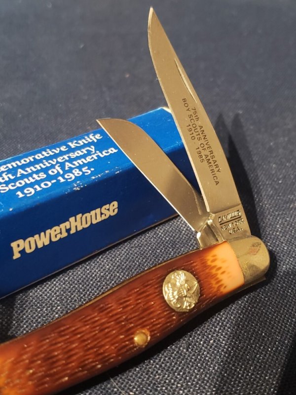 Camillus Official Boy Scout Knife 75 Year Anniversary Collectible