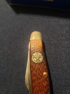 Camillus Official Boy Scout Knife - 75 Year Anniversary Collectible - 1984 - NIB