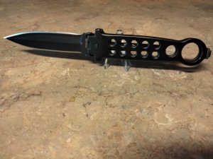 Flap-song (black, double edge)