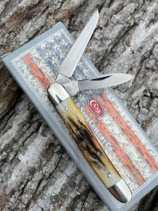 CASE XX ** 1979 BRADFORD CENTENNIAL STAG 52127 PATTERN