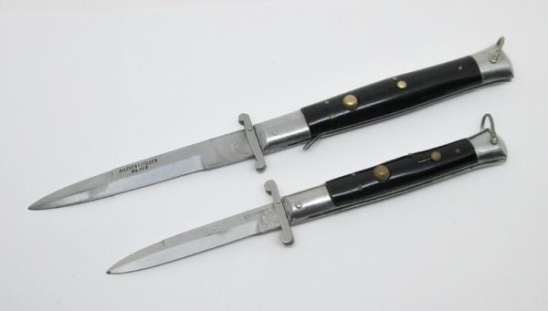 (2) Vintage RIZZUTO ESTILETO MILANO Automatic Switchblades (2) Vintage RIZZUTO ESTILETO MILANO Automatic Switchblades