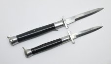 (2) Vintage RIZZUTO ESTILETO MILANO Automatic Switchblades