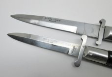 (2) Vintage RIZZUTO ESTILETO MILANO Automatic Switchblades
