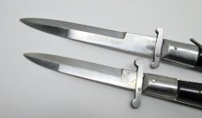 (2) Vintage RIZZUTO ESTILETO MILANO Automatic Switchblades