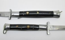 (2) Vintage RIZZUTO ESTILETO MILANO Automatic Switchblades