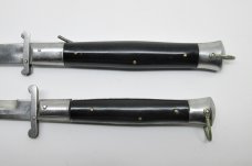 (2) Vintage RIZZUTO ESTILETO MILANO Automatic Switchblades