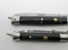 (2) Vintage RIZZUTO ESTILETO MILANO Automatic Switchblades