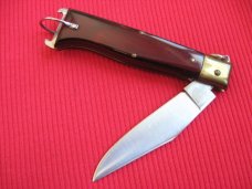 Vintage Italian Zoppis Jaguar Ring Pull Switchblade Knife
