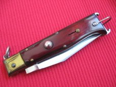 Vintage Italian Zoppis Jaguar Ring Pull Switchblade Knife