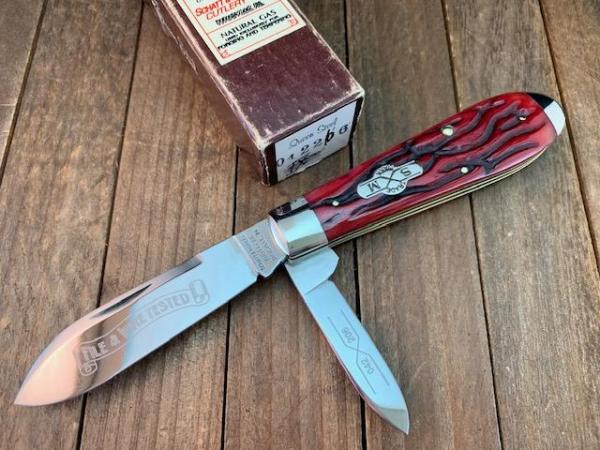 Schatt and Morgan File and Wire Series Tear Drop Jack Crimson Red Worm Groove Bone Schatt and Morgan File and Wire Series Tear Drop Jack Crimson Red Worm Groove Bone