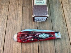 Schatt and Morgan File and Wire Series Tear Drop Jack Crimson Red Worm Groove Bone