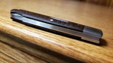 Great Eastern Cutlery Cody Scout Lockback 721123LB Brown Burlap Micarta Brand new with tube & button