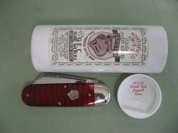 GREAT EASTERN 363122 TOENAIL CLIPPER BLOOD RED JIG BONE
