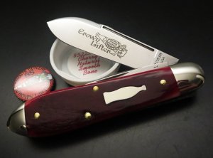 Great Eastern Cutlery #85 Crown Lifter Cherry Natural Smooth Bone GEC 852221CL