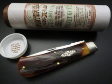 Great Eastern Cutlery Northfield UN-X-LD #23L Liner Lock Antique Autumn Natural Bone GEC 235120L