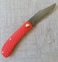 Tory Utt, Sacred Bear, Shadow Lanny..Birdseye pivot closed..Damascus..Jigged G10..coa..pouch..Hank