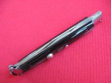 Vintage Italian Horn Trap Door OTF Switchblade Knife - Mint