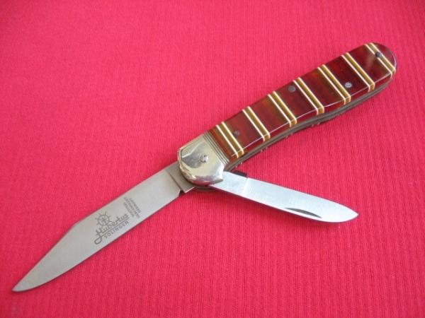 Vintage German HUBERTUS Pen Blade Release Leverlock Knife - Custom