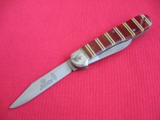 Vintage German HUBERTUS Pen Blade Release Leverlock Knife - Custom