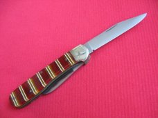 Vintage German HUBERTUS Pen Blade Release Leverlock Knife - Custom