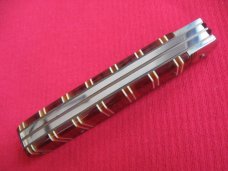 Vintage German HUBERTUS Pen Blade Release Leverlock Knife - Custom