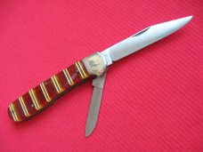 Vintage German HUBERTUS Pen Blade Release Leverlock Knife - Custom