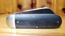 Great Eastern Cutlery 363122 Ebony Handled Toe Nail Knife Brand New in Tube with Collector Button