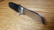 Great Eastern Cutlery 363122 Ebony Handled Toe Nail Knife Brand New in Tube with Collector Button