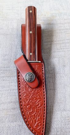 Great Eastern H10121 Kingwood..with GEC belt sheath...7" OAL...3.5" Handle..3.25" sharp blade..NIT