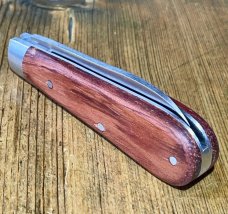 Taylor's Eye Witness Sheffield England Spearpoint Jack Knife with Kitobe Hardwood Handles