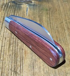Taylor's Eye Witness Sheffield England Classic Peach Pruner with Kitobe hardwood scales 