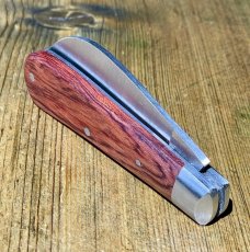 Taylor's Eye Witness Sheffield England Classic Peach Pruner with Kitobe hardwood scales 