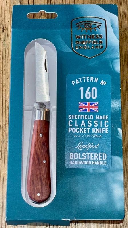 Taylor's Eye Witness Sheffield England Classic Lambsfoot Pocket knife with Kitobe hardwood scales Taylor's Eye Witness Sheffield England Classic Lambsfoot Pocket knife with Kitobe hardwood scales