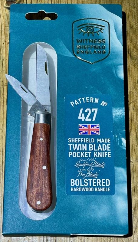 Taylor's Eye Witness Sheffield England 2-Blade Lambsfoot Jack Knife Lambsfoot/Pen w/Kitobe scales Taylor's Eye Witness Sheffield England 2-Blade Lambsfoot Jack Knife Lambsfoot/Pen w/Kitobe scales